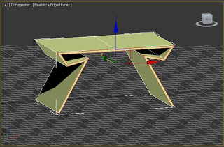 Modelado de mesa en 3ds max