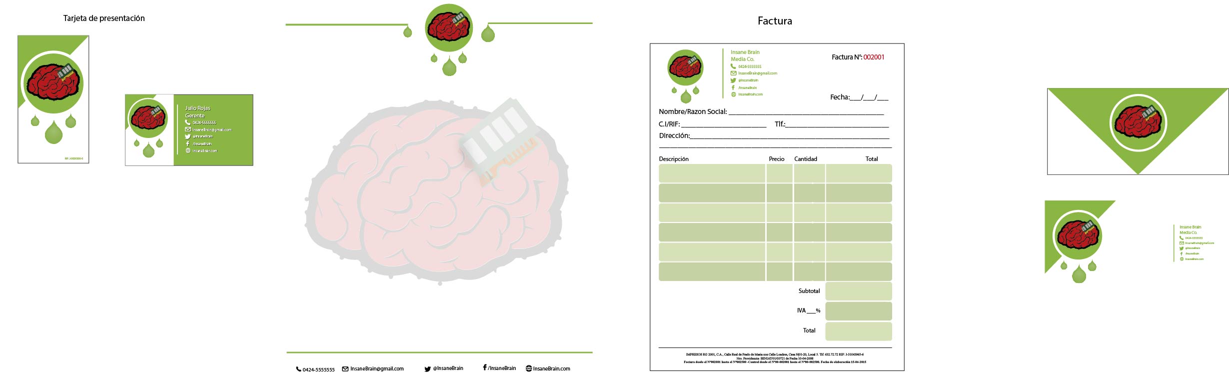 parte papeleria insane brain